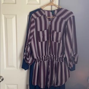 A dress & a casual shirt